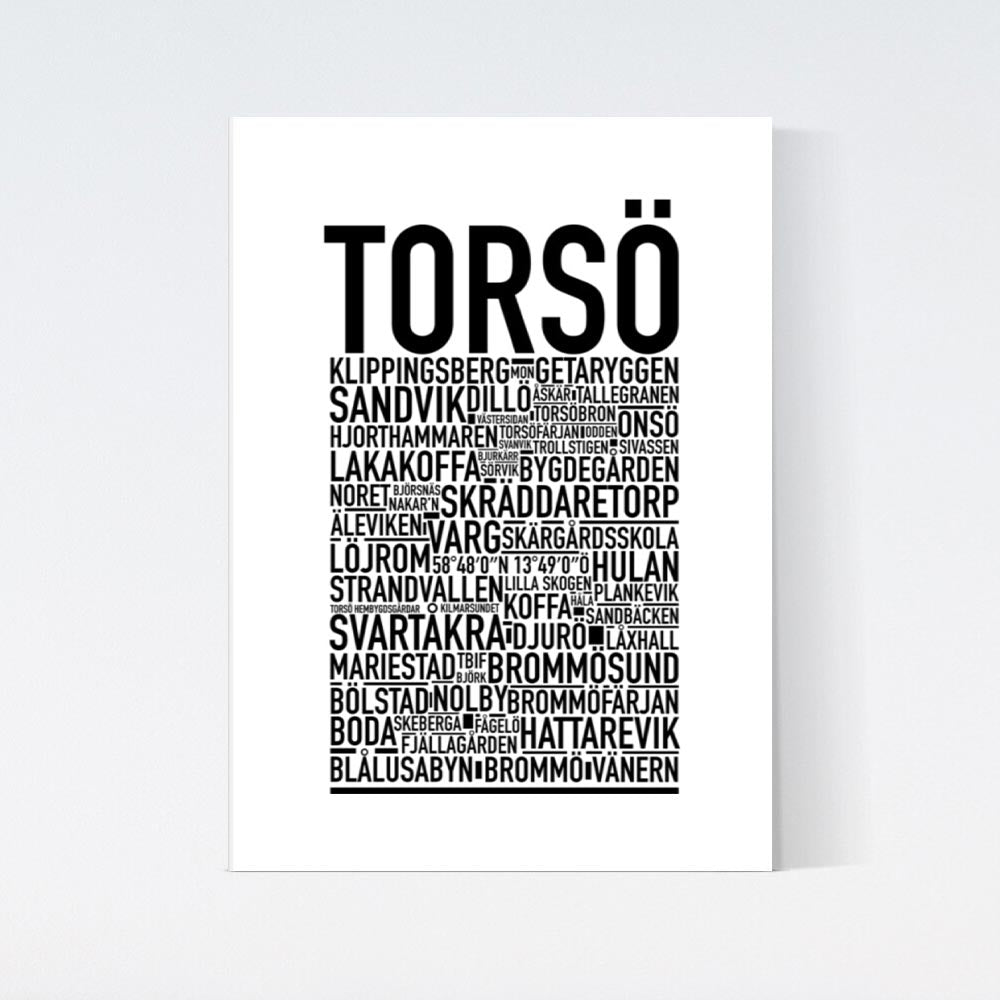 Torsö Text Poster