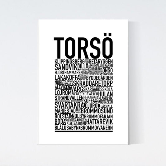 Torsö Text Poster