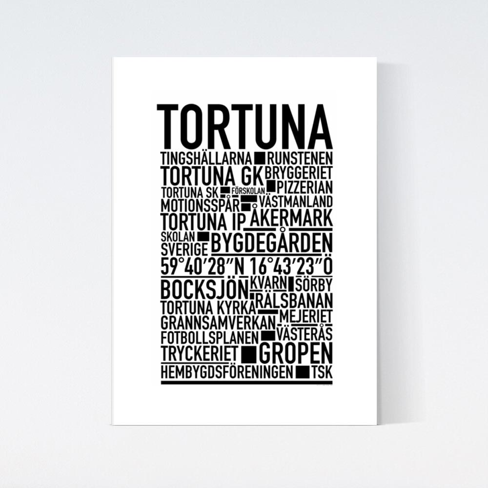 Tortuna Text Poster