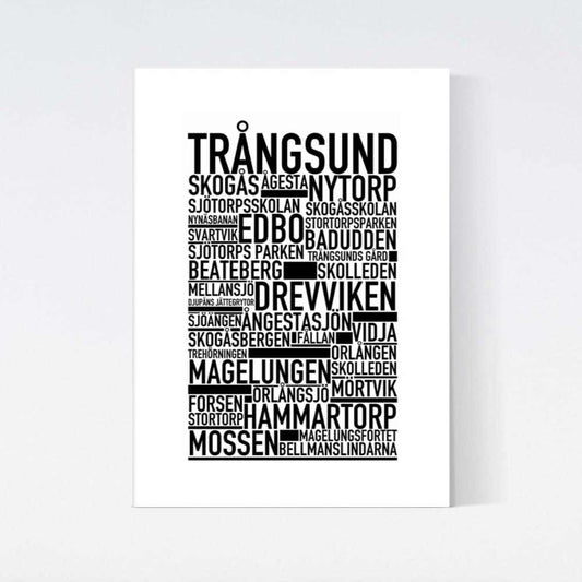 Trångsund Text Poster