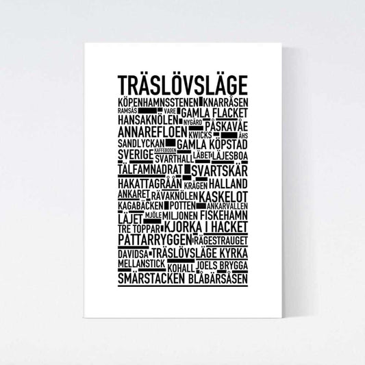 Träslövsläge Text Poster