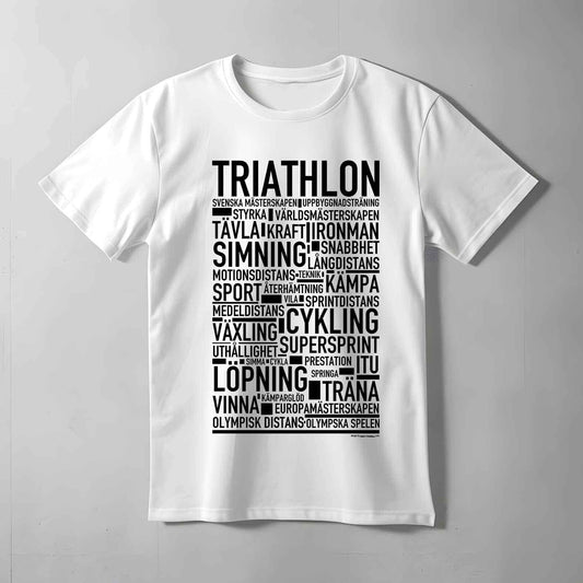 Triathlon Text T-shirt