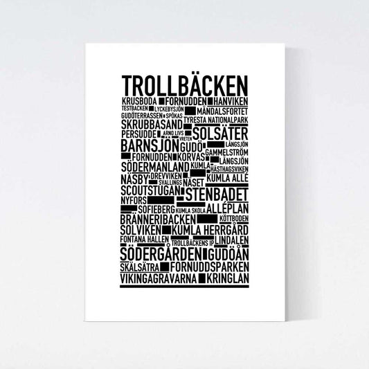 Trollbäcken Text Poster