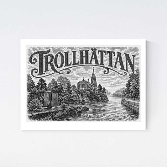 Trollhättan Nostalgi Poster