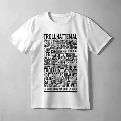 Trollhättemål Dialekt Text T-shirt