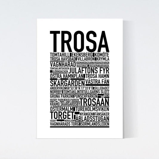 Trosa Text Poster