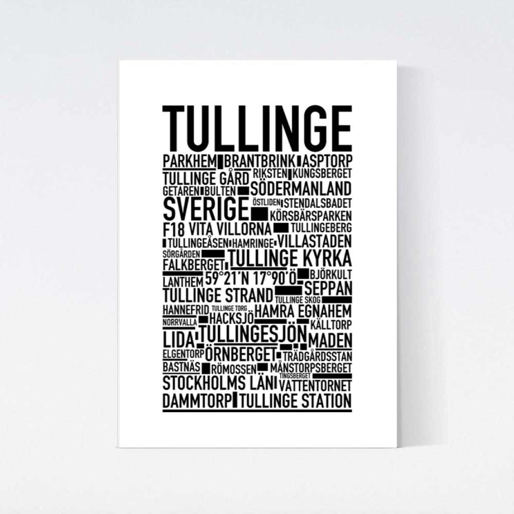 Tullinge Text Poster