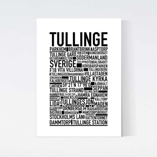 Tullinge Text Poster