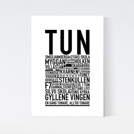 Tun Text Poster