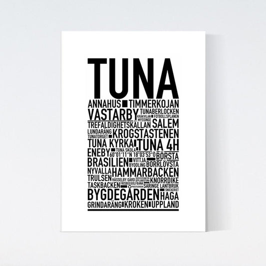 Tuna Text Poster