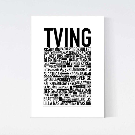Tving Text Poster