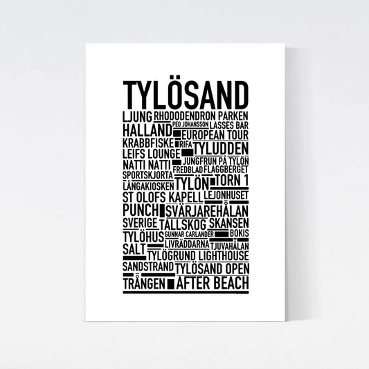 Tylösand Text Poster