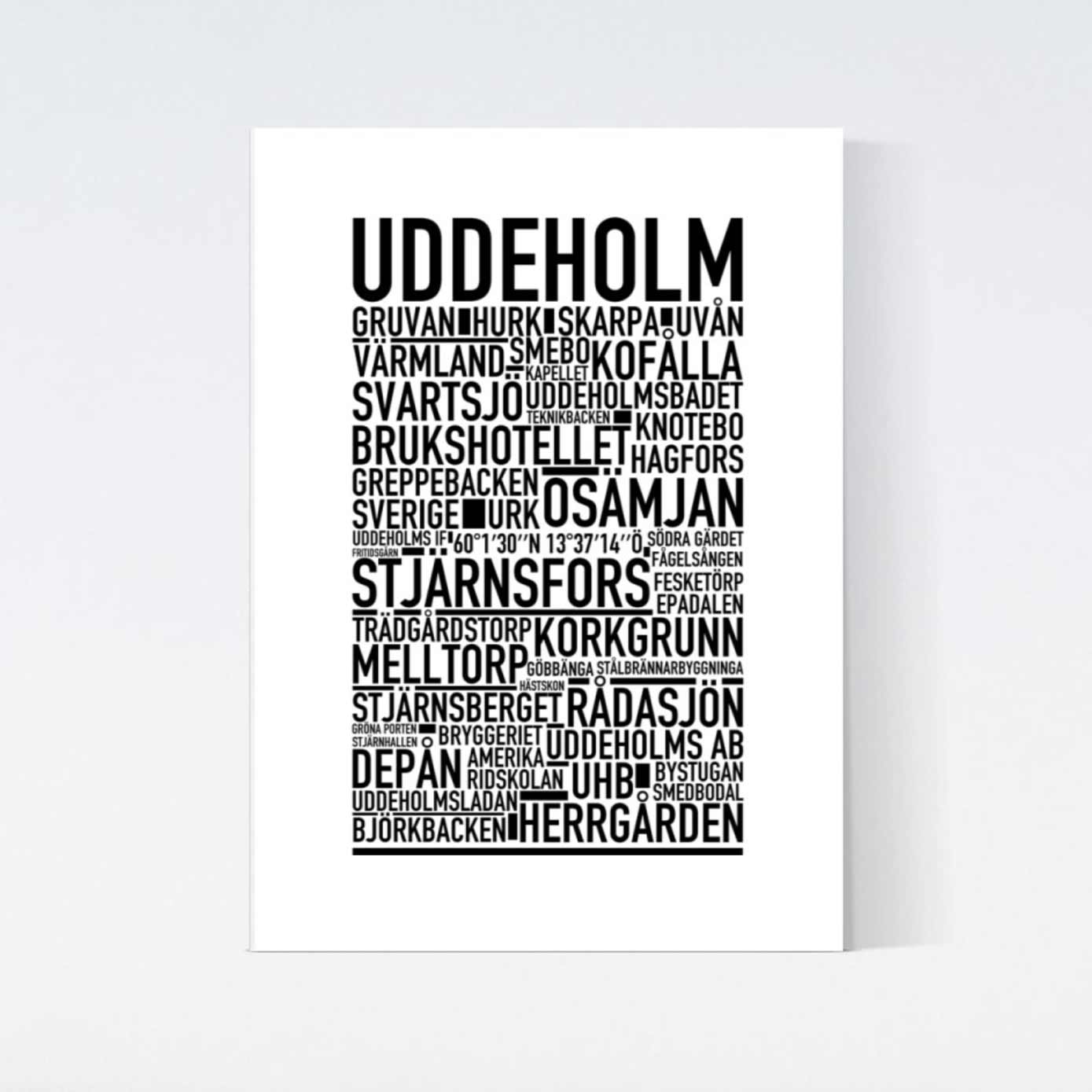 Uddeholm Text Poster