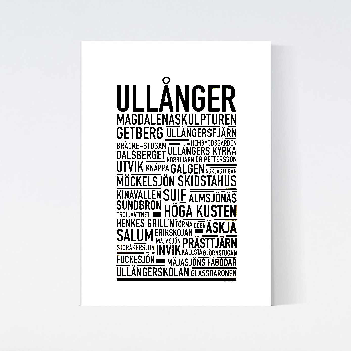Ullånger Text Poster