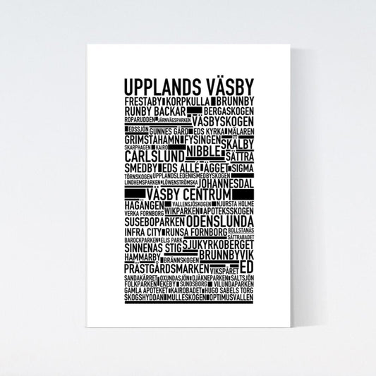Upplands Väsby Text Poster