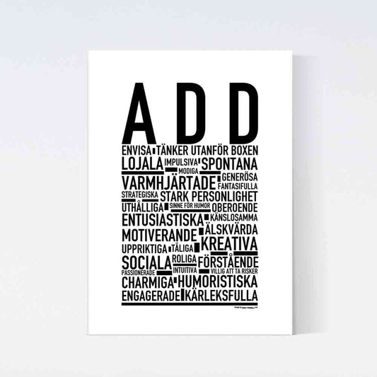 ADD Text Poster