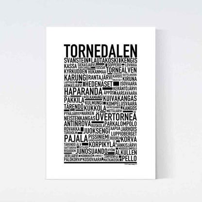 Tornedalen Text Poster