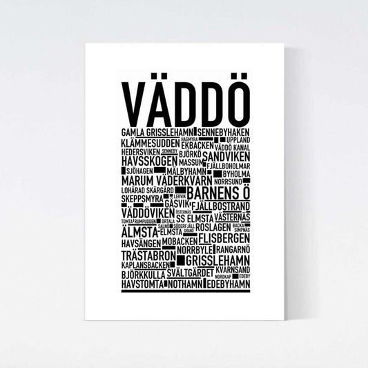 Väddö Text Poster