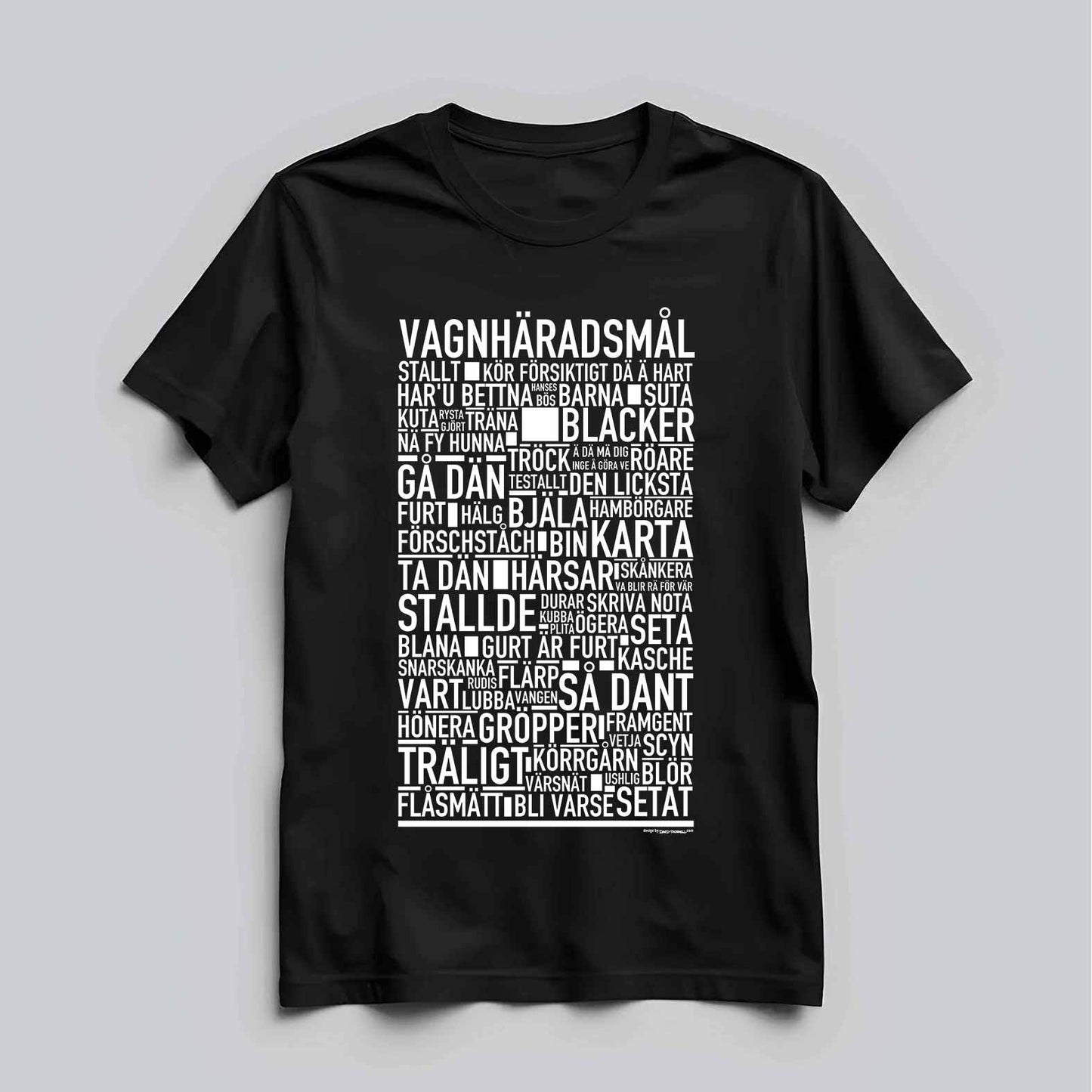 Vagnhäradsmål Dialekt Text T-shirt