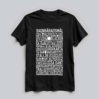 Vagnhäradsmål Dialekt Text T-shirt