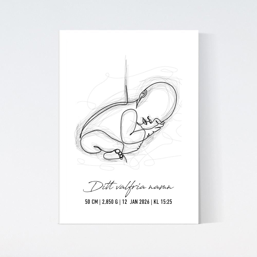 Personlig Födelse Poster