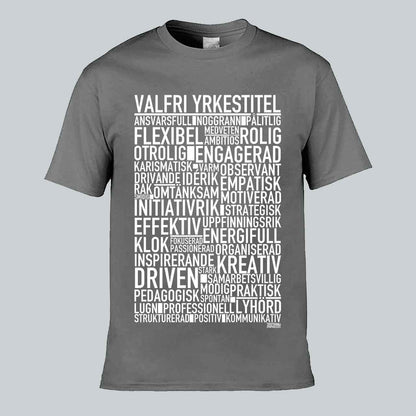 Valfri Yrkestitel Text T-shirt