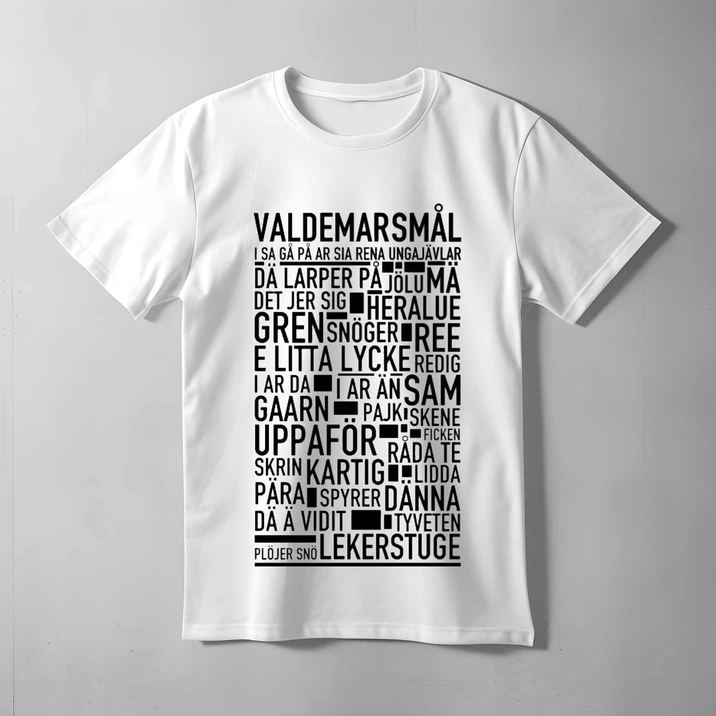 Valdemarsmål Dialekt T-shirt