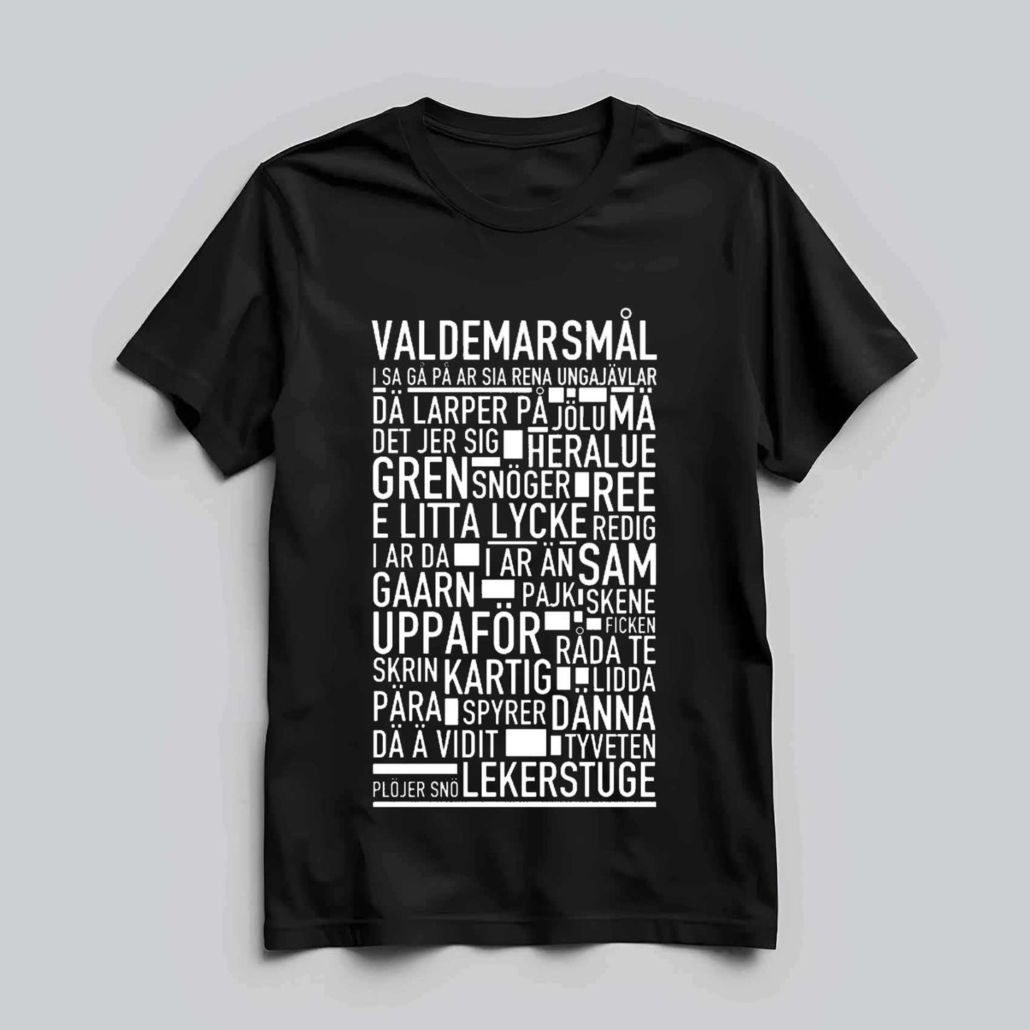 Valdemarsmål Dialekt T-shirt