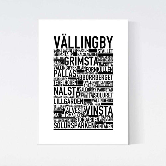 Vällingby Text Poster