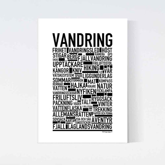 Vandring Text Poster