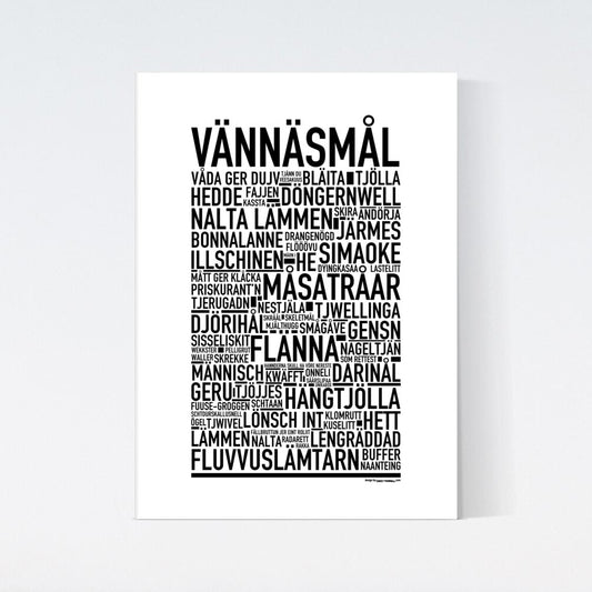 Vännäsmål Dialekt Text Poster