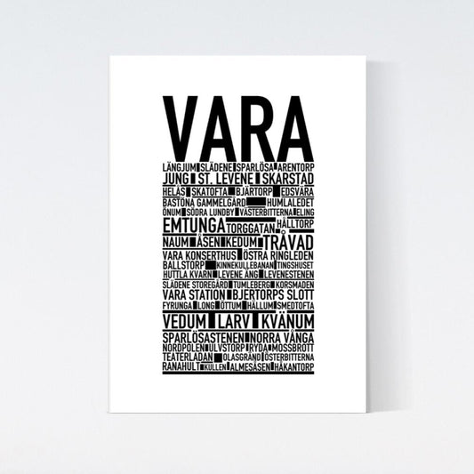 Vara Text Poster