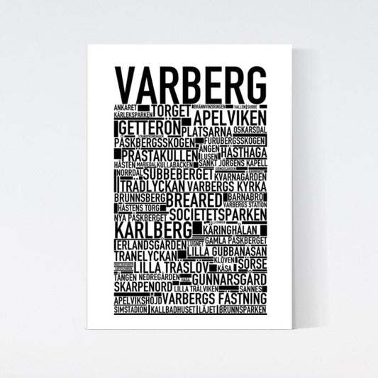 Varberg Text Poster