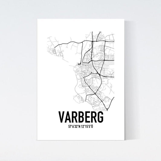 Varberg Karta Poster