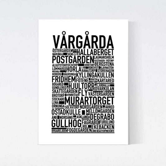 Vårgårda Text Poster