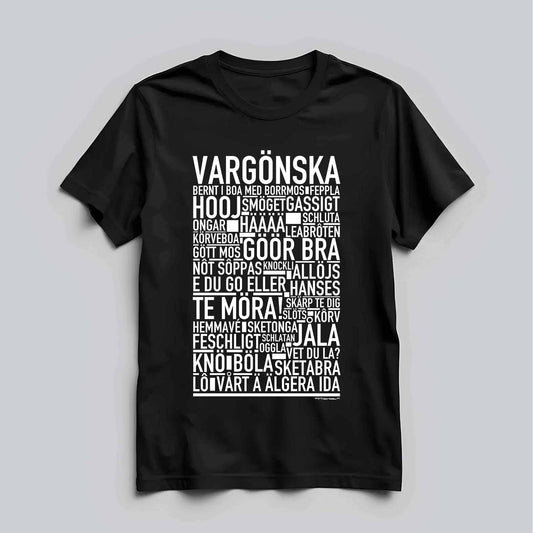 Vargönska Dialekt Text T-shirt