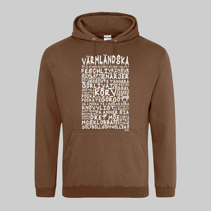 Värmländska Graffiti Dialekt Hoodie