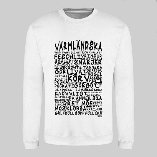 Värmländska Graffiti Dialekt Sweatshirt