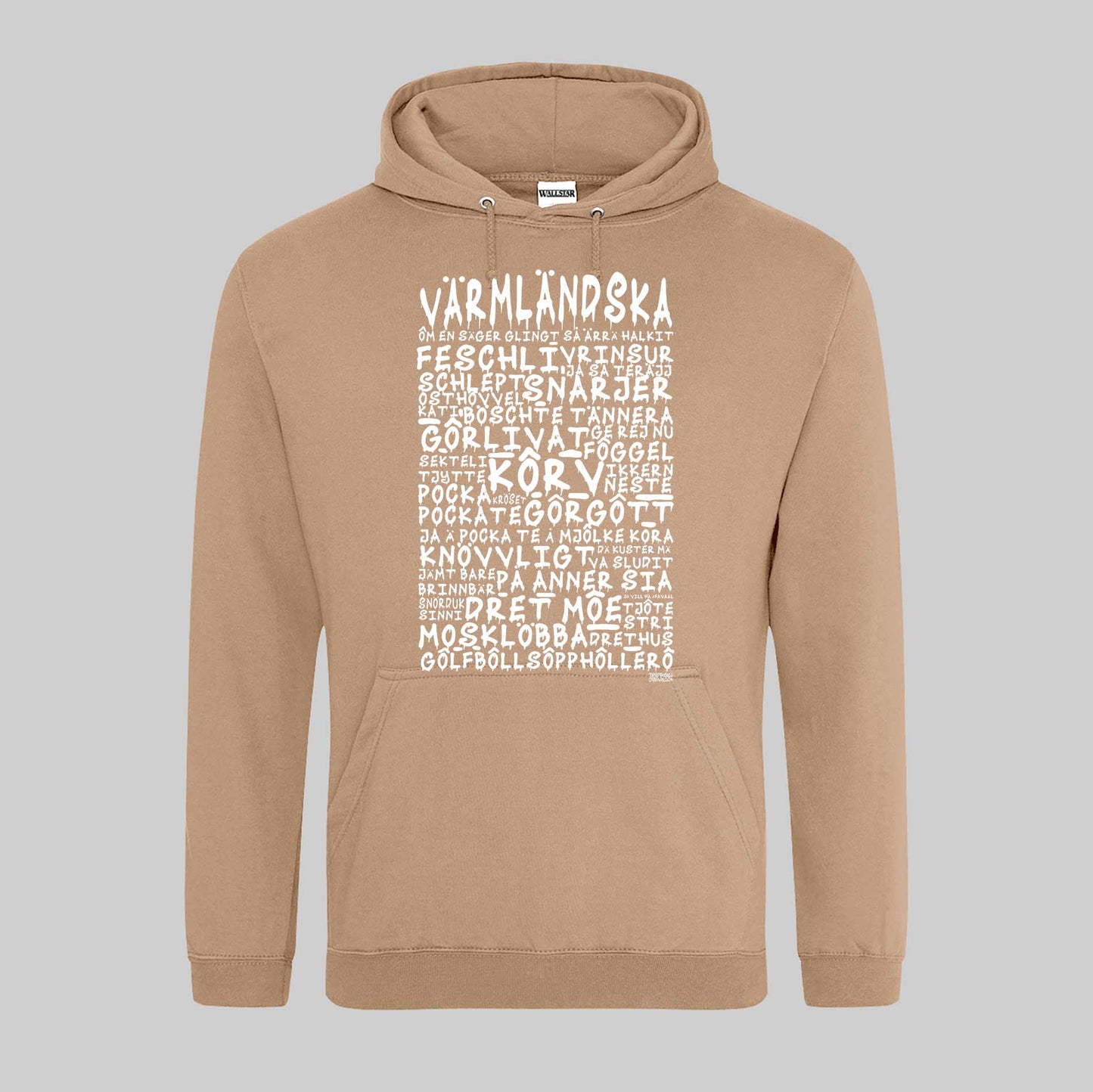 Värmländska Graffiti Dialekt Hoodie