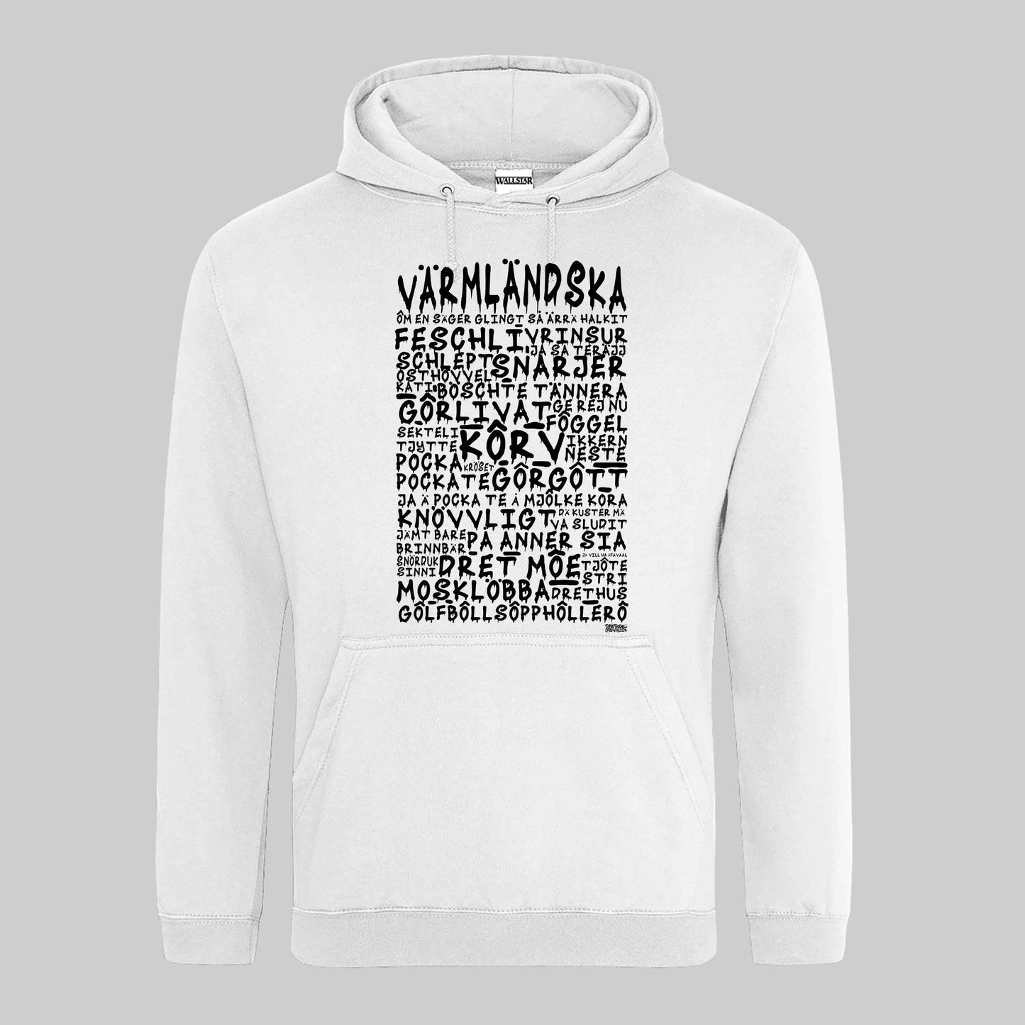 Värmländska Graffiti Dialekt Hoodie