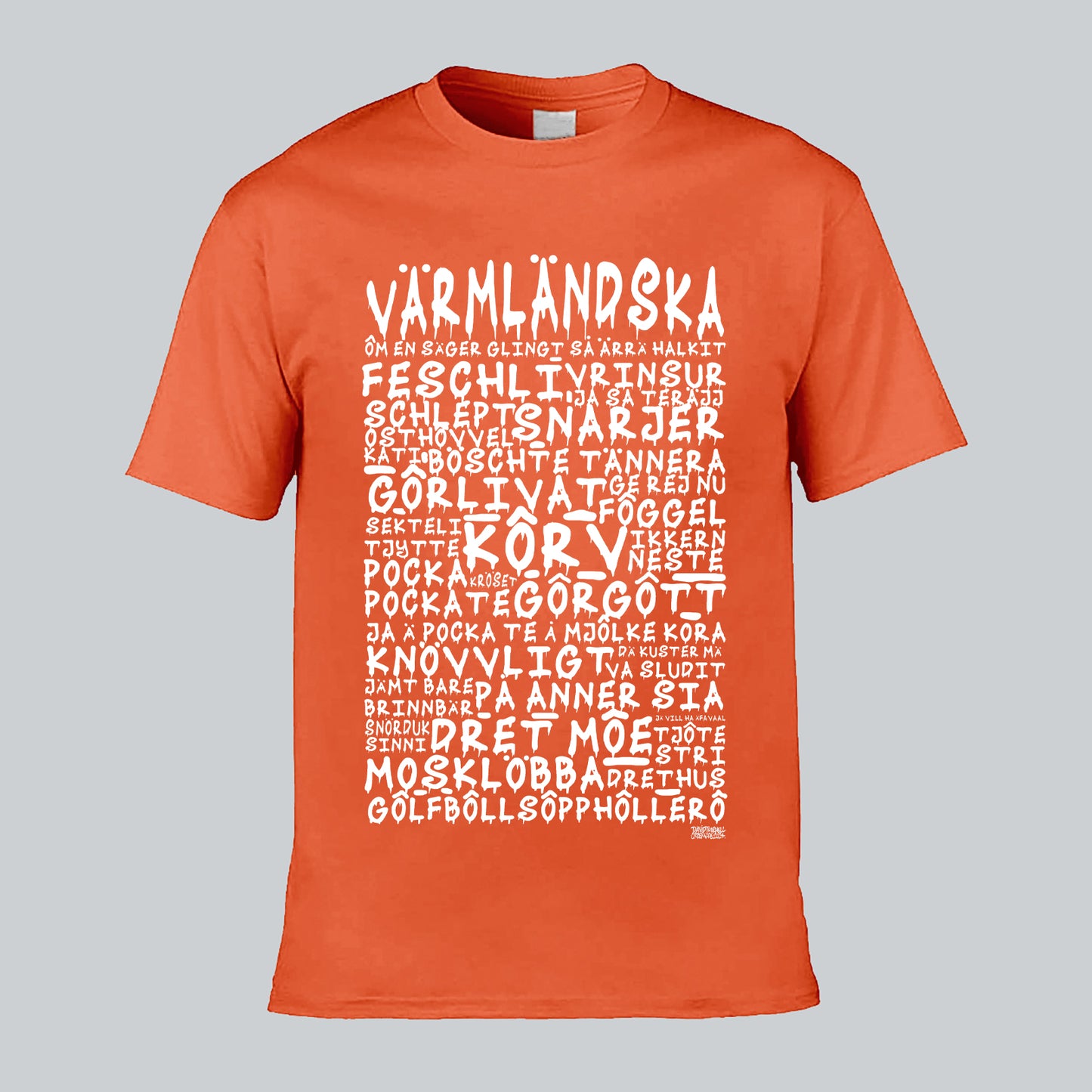 Värmländska Graffiti Dialekt T-shirt