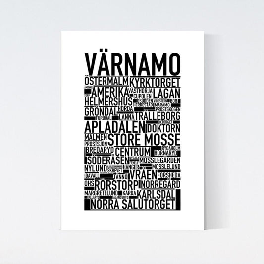 Värnamo Text Poster
