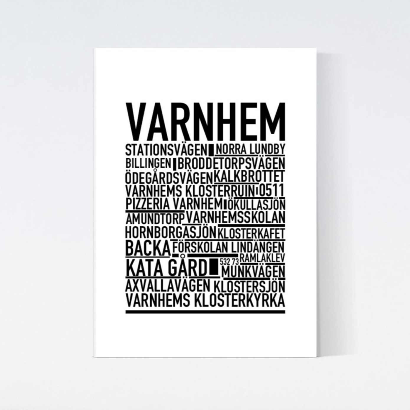Varnhem Text Poster