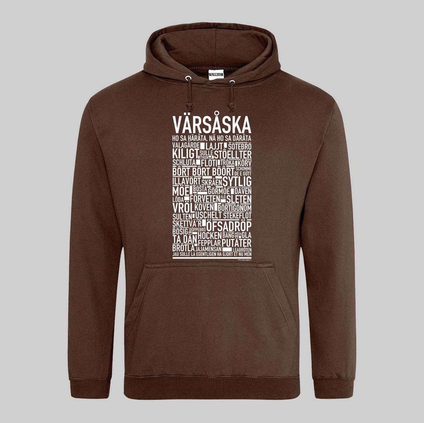 Värsåska Dialekt Text Hoodie