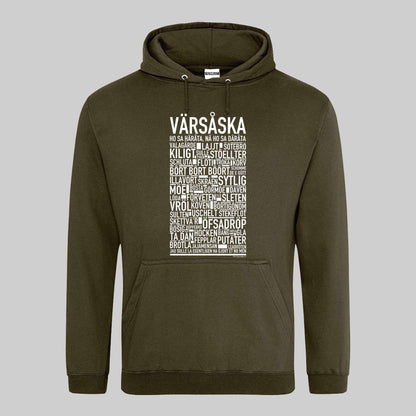 Värsåska Dialekt Text Hoodie