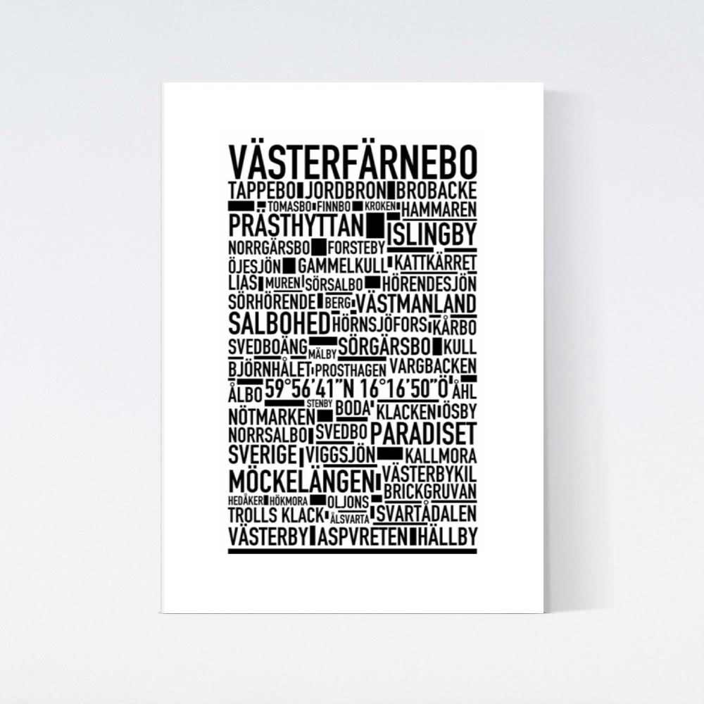 Västerfärnebo Text Poster