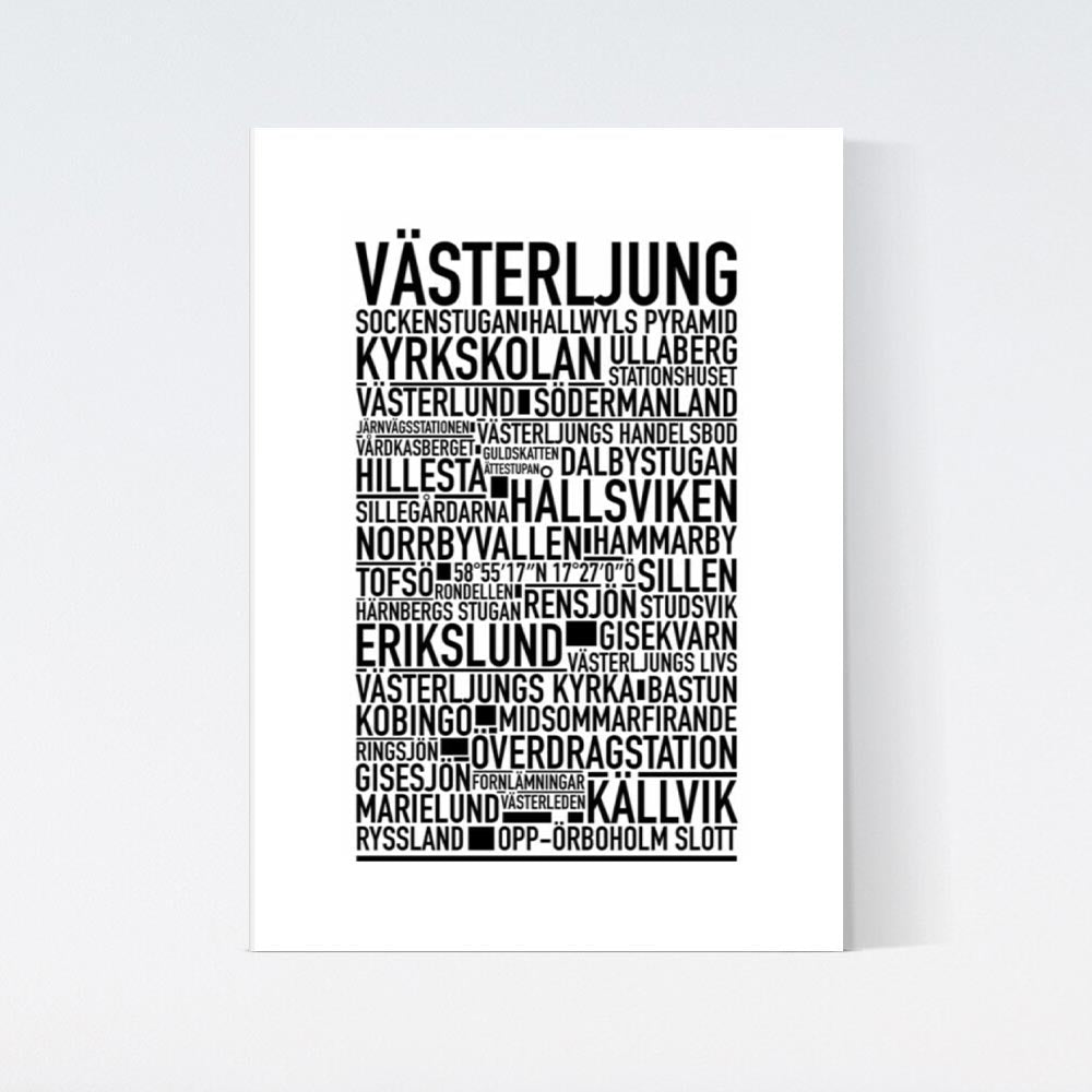 Västerljung Text Poster