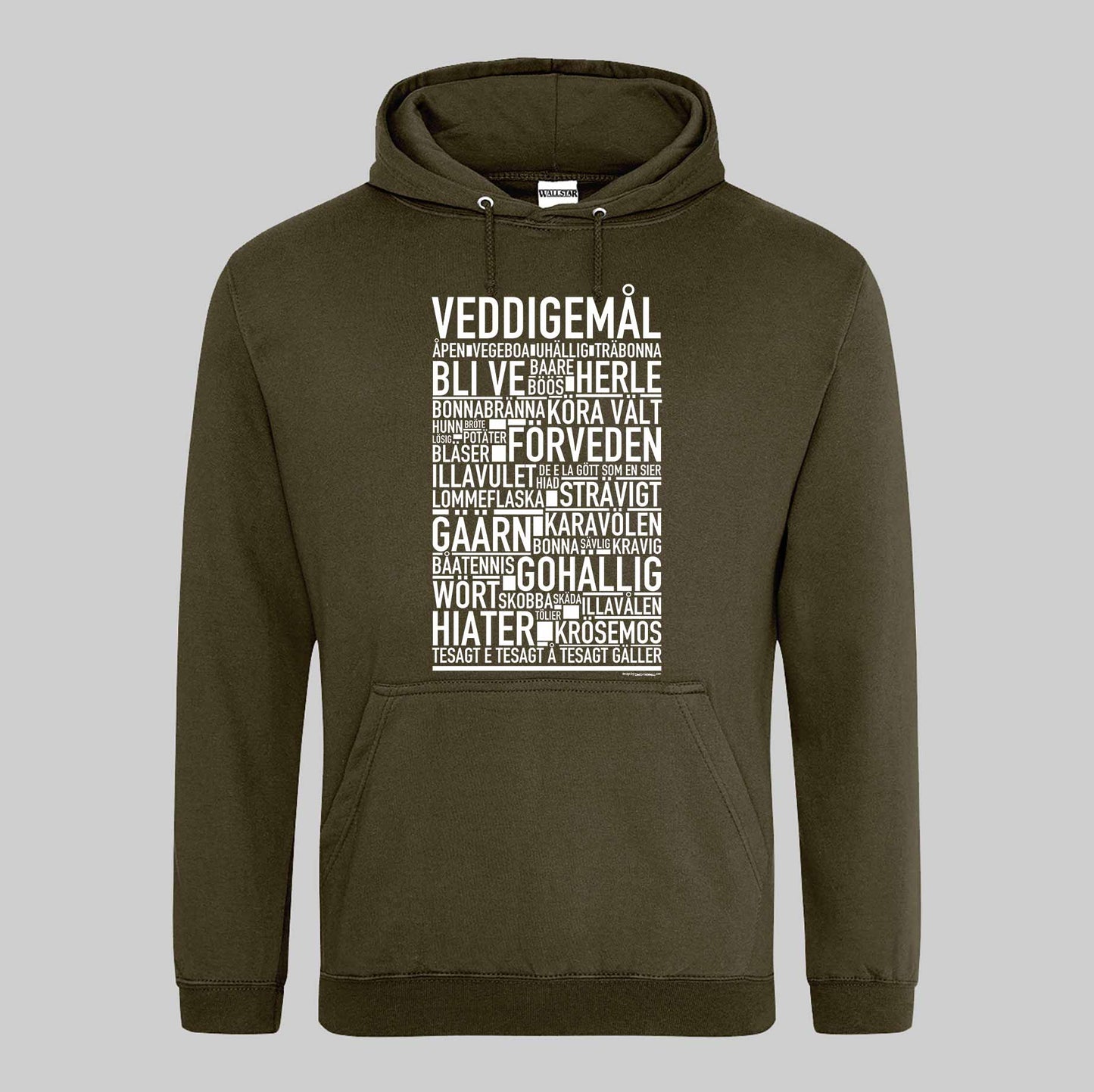 Veddigemål Dialekt Text Hoodie