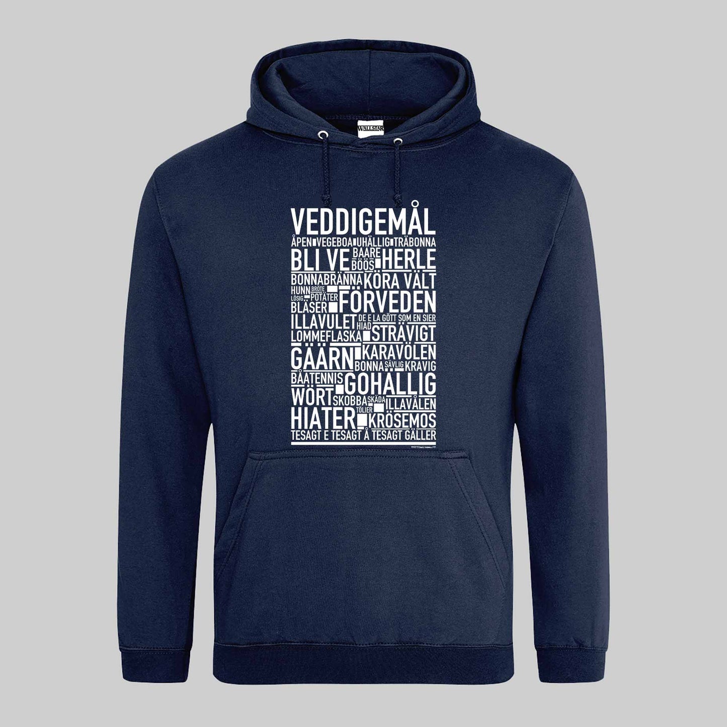 Veddigemål Dialekt Text Hoodie