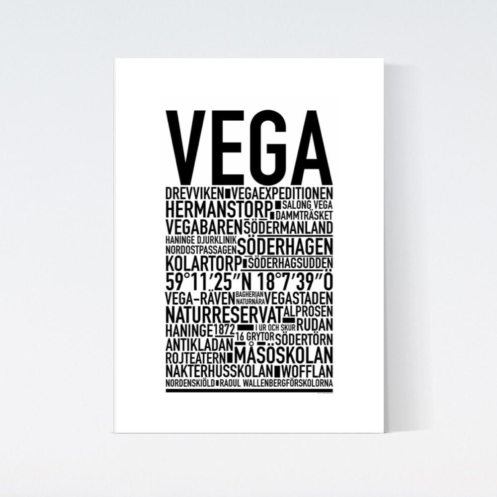 Vega Text Poster